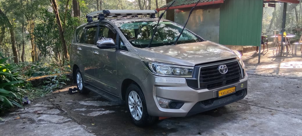 Innova Crysta / Hycross available for rent in Bangalore with Savi Tours